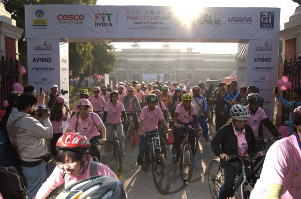 The Second Edition of the Fit India Pink Cyclothon 2025: A Celebration of Strength and Wellness